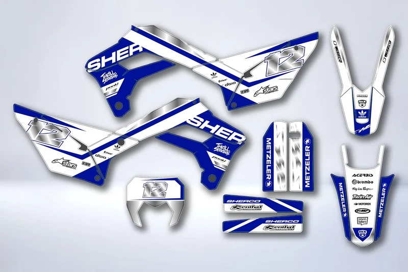 Kit déco Sherco SE SEF 2017-2024 - METALIC