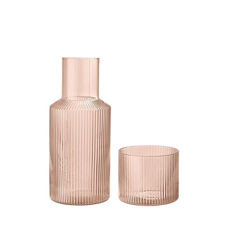 Ripple Karaffe mit Glas als Deckel – Wasserkaraffe von ferm LIVING