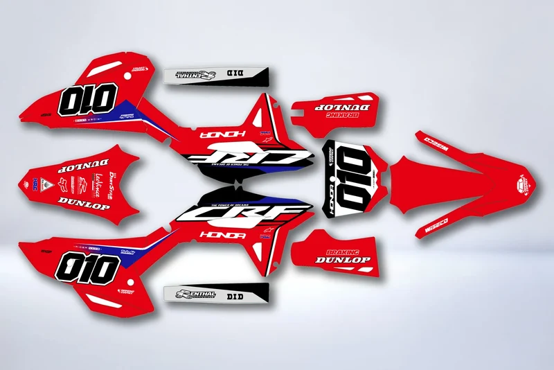 Kit déco Honda CRF 250 2022-2024 & CRF 450 2021-2024 - ZANTRIX