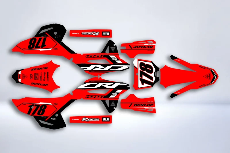 Kit déco Honda CRF 250 2022-2024 & CRF 450 2021-2024 - BLAZRIX