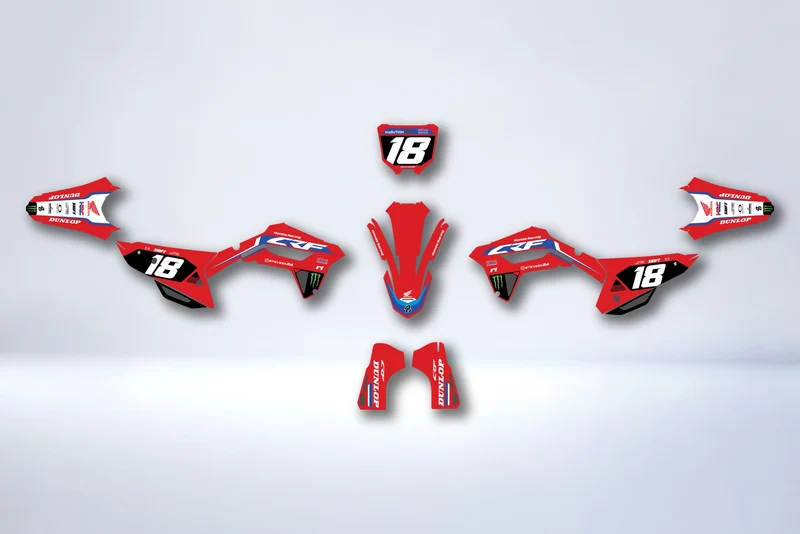 Kit déco Honda CRF 250 2022-2024 & CRF 450 2021-2024 - AZTRIK