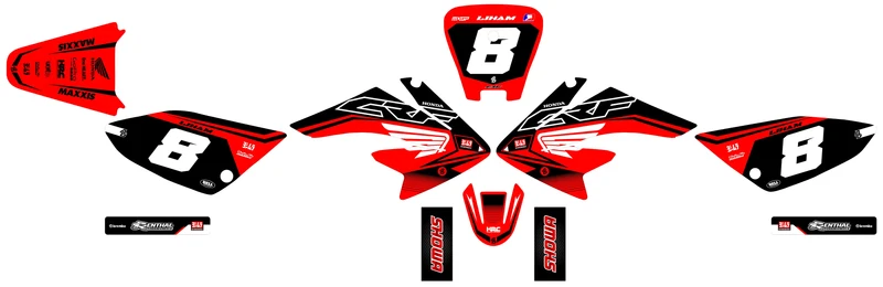 Kit déco HONDA CRF 450 2005-2008 - XYNTRIX