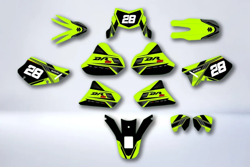 Kit Déco SUZUKI DR 650 1996-2025 - XELTRON