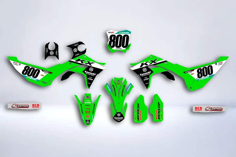 Kit Déco KAWASAKI KXF 250 2025 & KXF 450 2024-2025 - DIRTRAGE