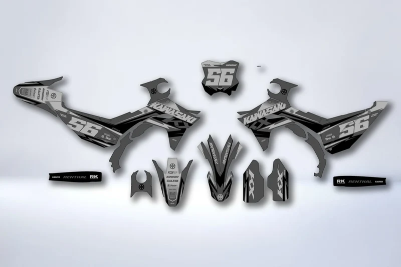 Kit Déco KAWASAKI KXF 250 2025 & KXF 450 2024-2025 - ZYNTRA