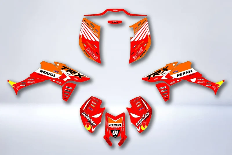 Kit déco HONDA TRX 450 450R 450ER - DRAXION