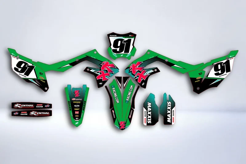 Kit Déco Kawasaki KXF 250 2021-2024 & KXF 450 2019-2023 - Orvex