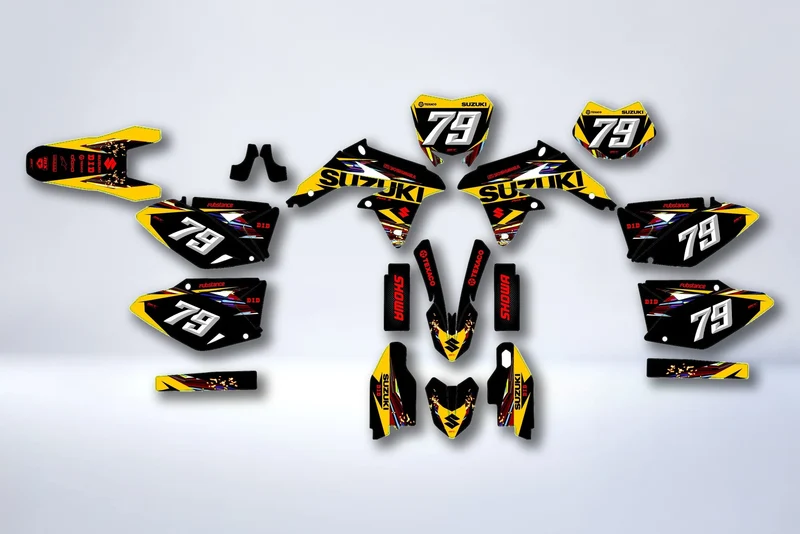 Kit déco SUZUKI RMZ 450 2008-2017 - VOLTRIX