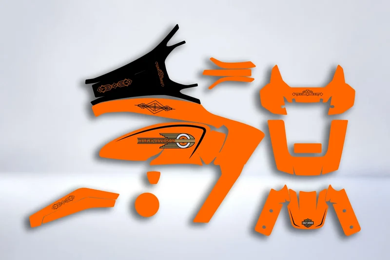 Kit Déco Harley Davidson PAN AMERICA 1250 - ORANGE