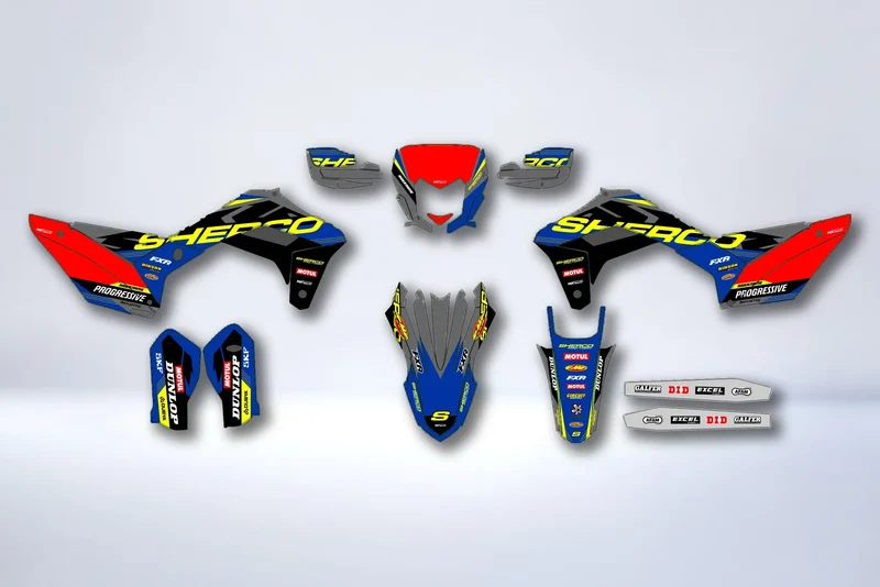 Kit déco Sherco SE SEF 2017-2024 - GRYNDAX