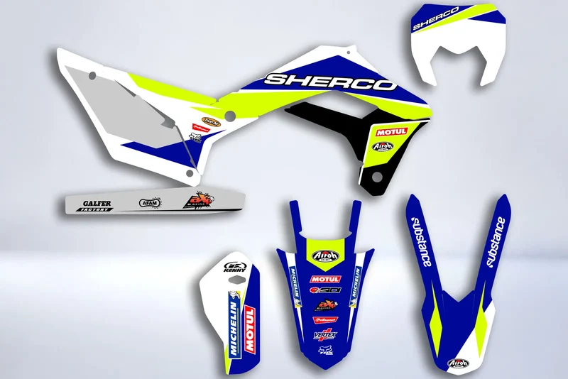 Kit déco Sherco SE SEF 2017-2024 - ZAXION