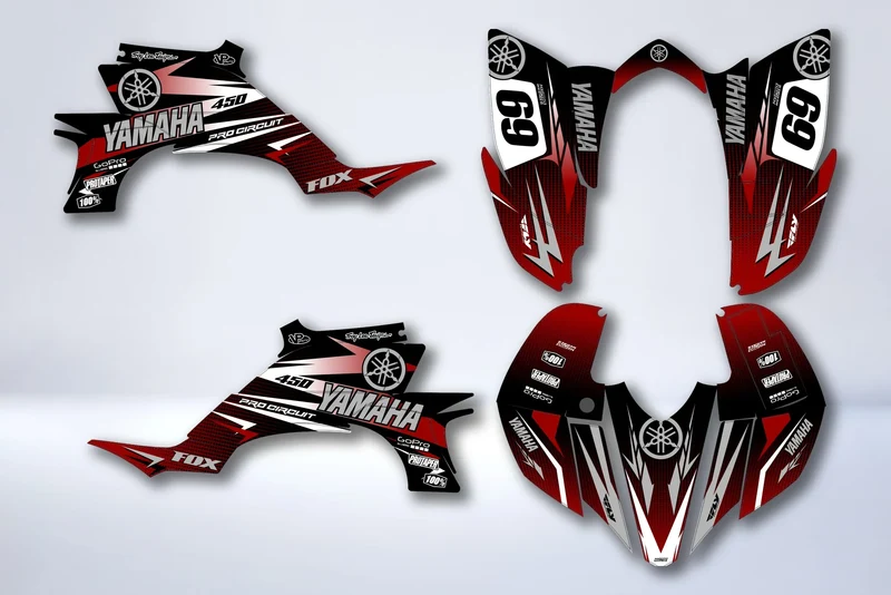 Kit déco Yamaha YFZ 450 R RAPTOR 2004-2008 - PRYVON