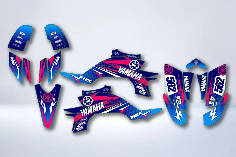 Kit déco Yamaha YFZ 450 R RAPTOR 2004-2008 - MYSTRIX