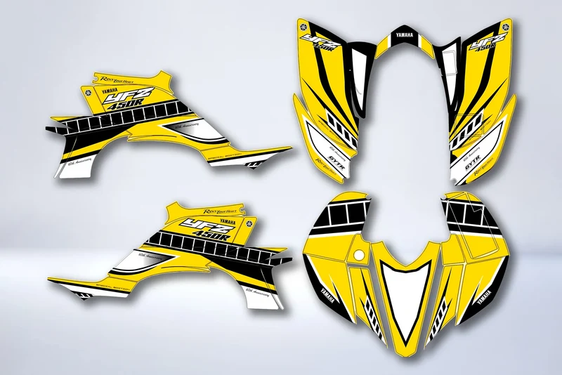 Kit déco Yamaha YFZ 450 R RAPTOR 2004-2008 - CYNORA