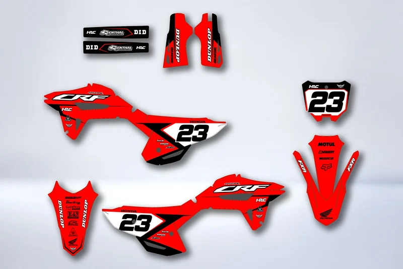 Kit déco Honda CRF 250 2022-2024 & CRF 450 2021-2024 - THRASHR