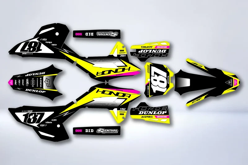 Kit déco Honda CRF 250 2022-2024 & CRF 450 2021-2024 - VORATIX