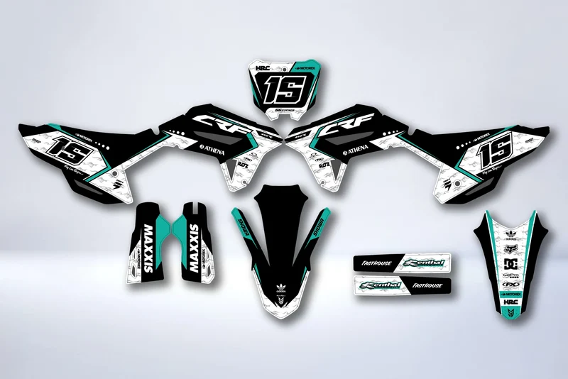 Kit déco Honda CRF 250 2022-2024 & CRF 450 2021-2024 - ZYNTRIX