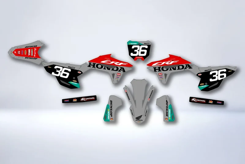 Kit déco Honda CRF 250 2022-2024 & CRF 450 2021-2024 - NYTRON