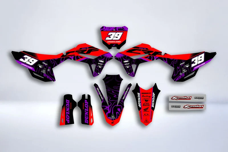 Kit déco Honda CRF 250 2022-2024 & CRF 450 2021-2024 - FALTRIX