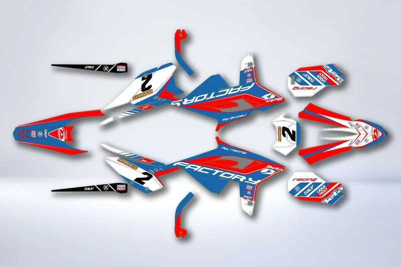 Kit déco BETA RR Enduro 2020-2022 - TORQON TRICOLOR