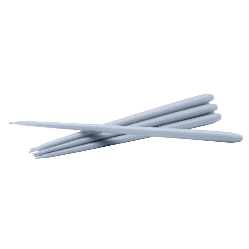 Kerzen im 6er Set Ø 1,3 cm - Stoff Nagel