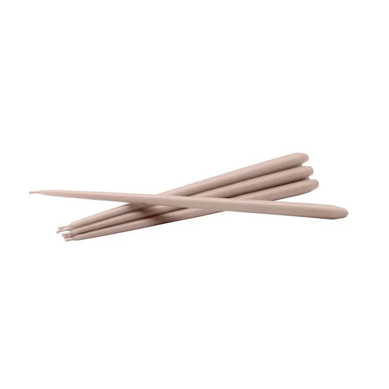 Kerzen im 6er Set Ø 1,3 cm - Stoff Nagel