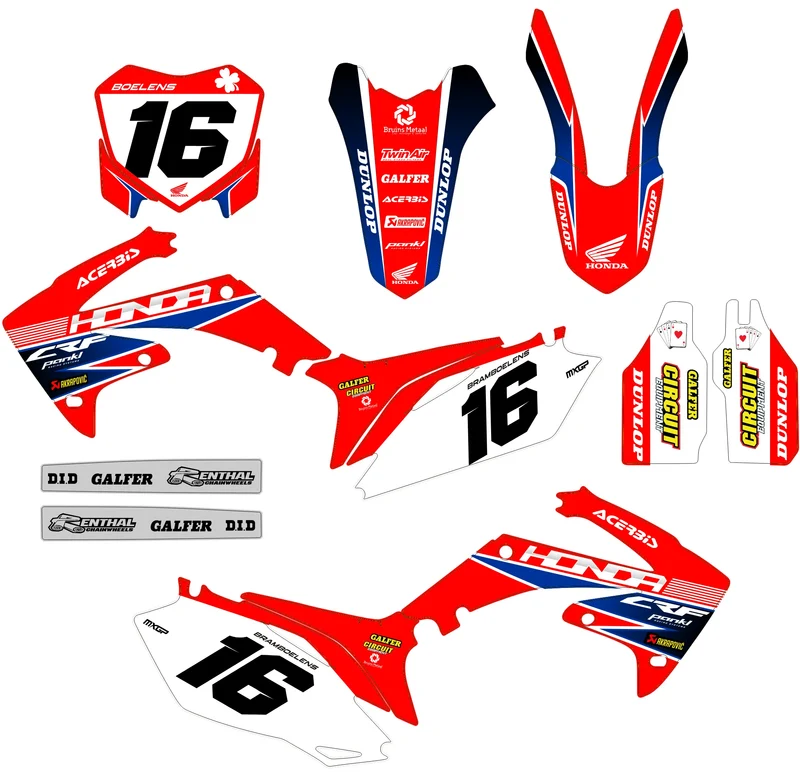 Kit déco HONDA CRF 250-450 (2009-2012) - TRAXUS