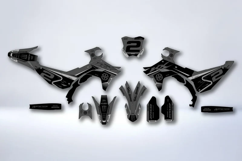 Kit Déco KAWASAKI KXF 250 2025 & KXF 450 2024-2025 - VORAXIS