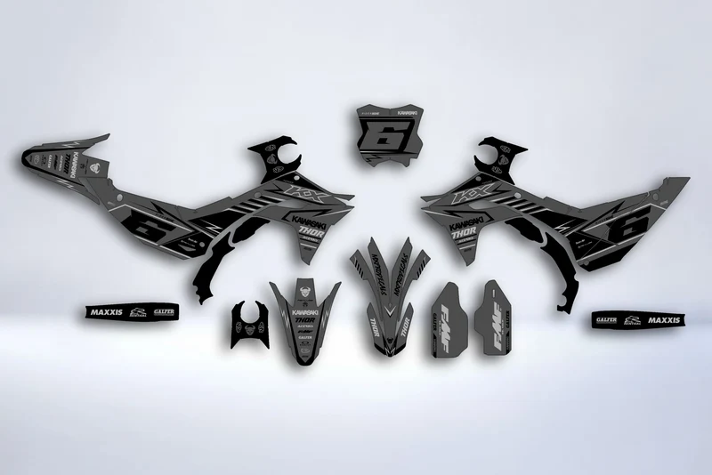 Kit Déco KAWASAKI KXF 250 2025 & KXF 450 2024-2025 - GRIPTOR