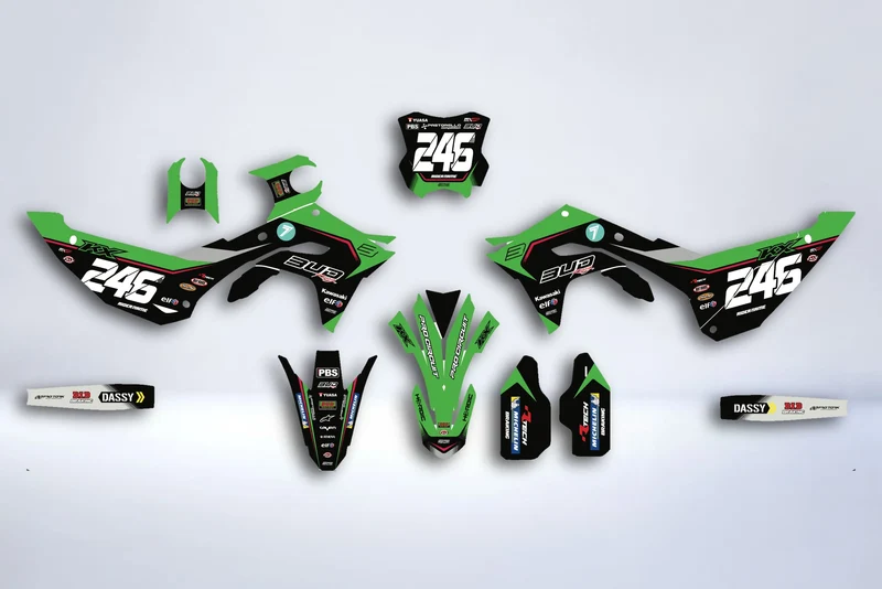 Kit Déco KAWASAKI KXF 250 2025 & KXF 450 2024-2025 - MUDVOLT