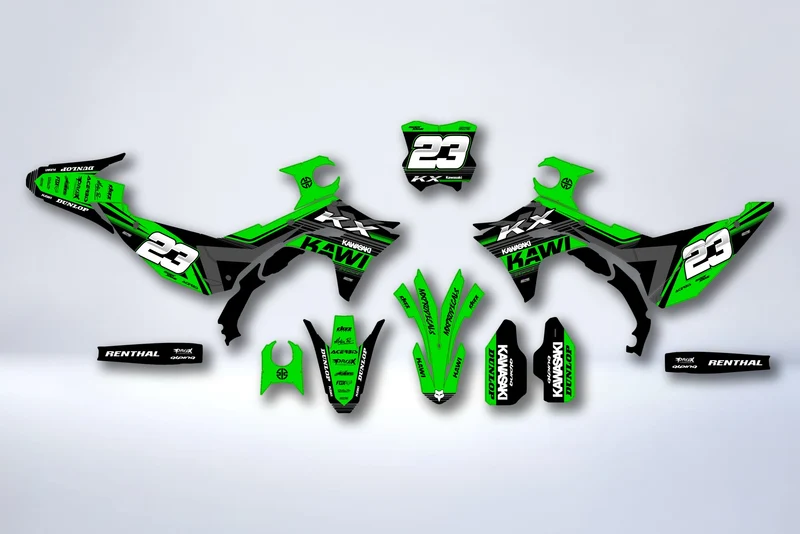 Kit Déco KAWASAKI KXF 250 2025 & KXF 450 2024-2025 - XELTOR