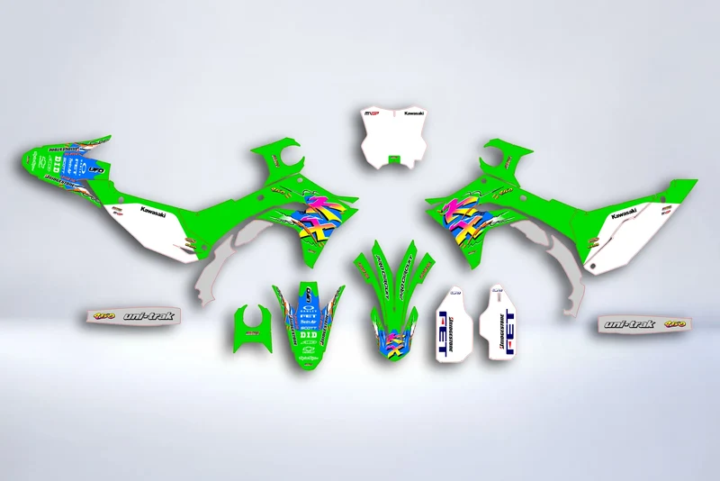 Kit Déco KAWASAKI KXF 250 2025 & KXF 450 2024-2025 - ZYNTRAX