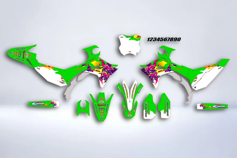 Kit Déco KAWASAKI KXF 250 2025 & KXF 450 2024-2025 - VEXTOR