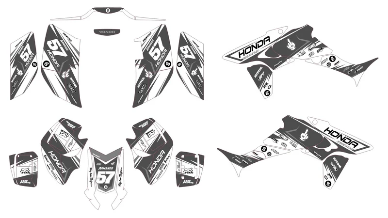 Kit déco HONDA TRX 450 450R 450ER - VORTRIX