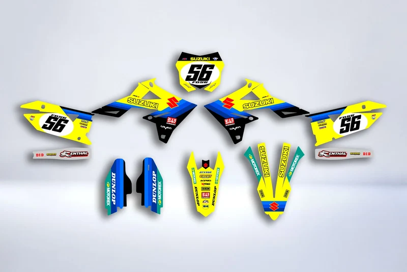 Kit déco SUZUKI RM-Z 450 2018-2025 & RM-Z 250 2019-2025 - ZYNTRIX