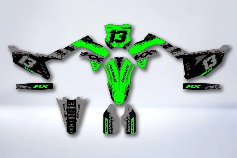 Kit Déco Kawasaki KXF 250 2021-2024 & KXF 450 2019-2023 -