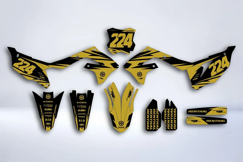 Kit Déco Kawasaki KXF 250 2021-2024 & KXF 450 2019-2023 - Zorvex