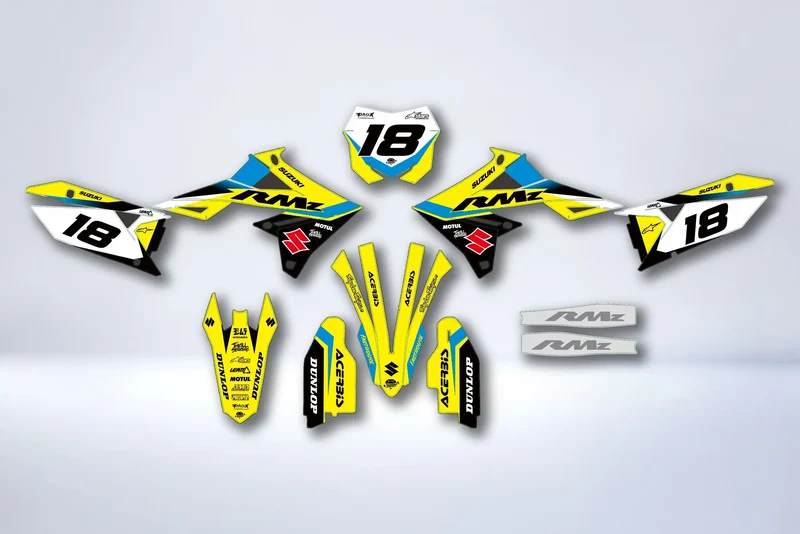 Kit déco SUZUKI RM-Z 450 2018-2025 & RM-Z 250 2019-2025 - GRITRON