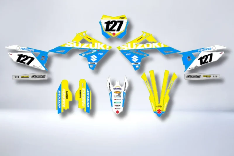 Kit déco SUZUKI RM-Z 450 2018-2025 & RM-Z 250 2019-2025 - TORVEX