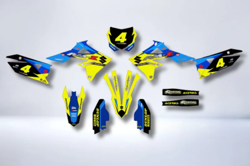 Kit déco SUZUKI RM-Z 450 2018-2025 & RM-Z 250 2019-2025 - RAZTOR