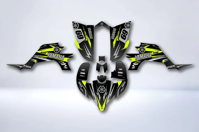 Kit déco Yamaha YFZ 450 R RAPTOR 2004-2008 - ASTORIXA