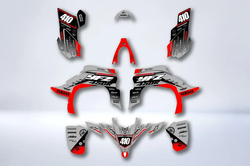 Kit déco Yamaha YFZ 450 R RAPTOR 2014-2022 - SOLYRA
