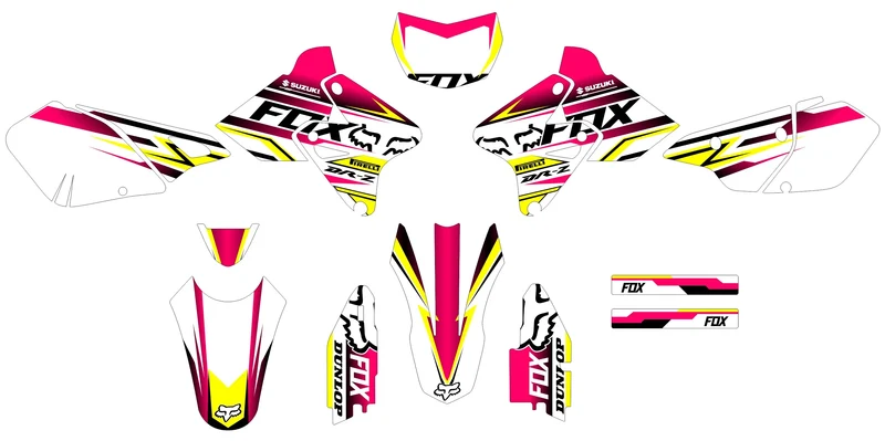 Kit déco SUZUKI DRZ 400 - VORTRIX