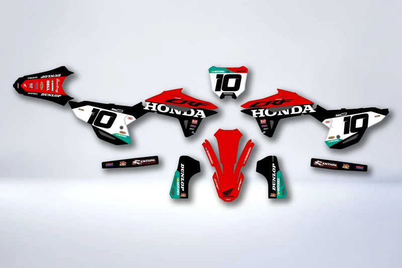 Kit déco Honda CRF 250 2022-2024 & CRF 450 2021-2024 - DRAXON