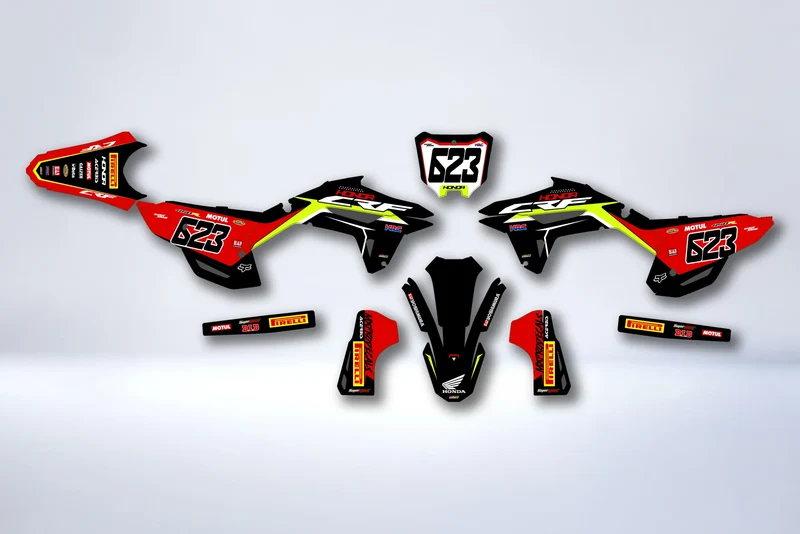 Kit déco Honda CRF 250 2022-2024 & CRF 450 2021-2024 - BLAZION