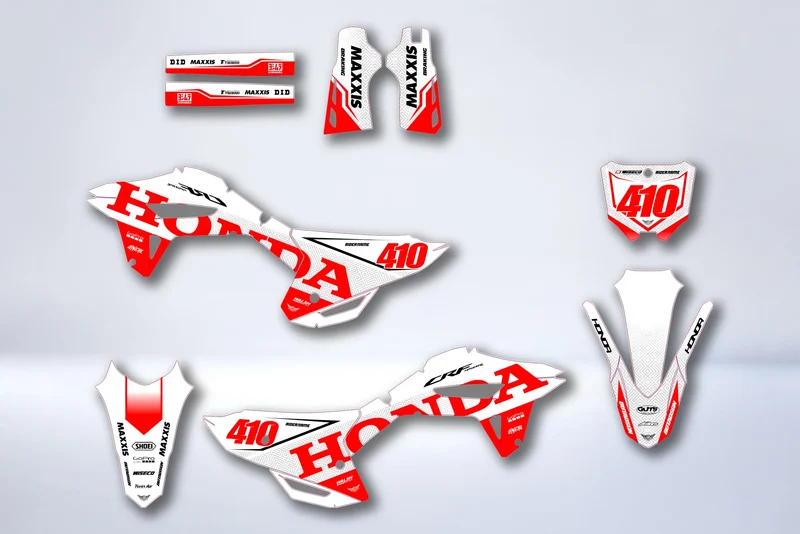 Kit déco Honda CRF 250 2022-2024 & CRF 450 2021-2024 - DORVAX
