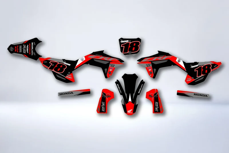 Kit déco Honda CRF 250 2022-2024 & CRF 450 2021-2024 - IGNITRO