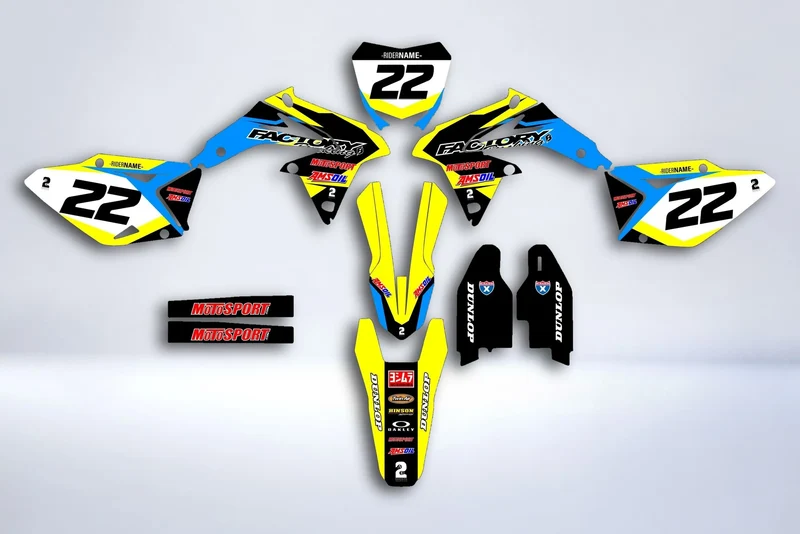 Kit déco SUZUKI RMZ 450 2008-2017 - GRYNDX