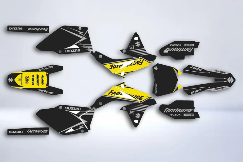 Kit déco SUZUKI RMZ 450 2008-2017 - KRYPTIX