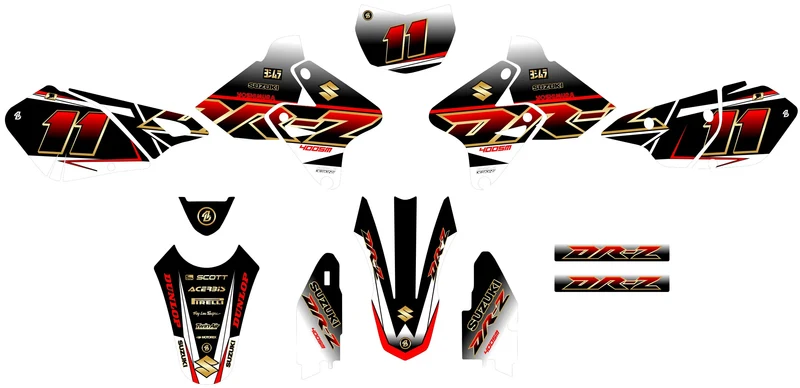 Kit déco SUZUKI DRZ 400 - SKORCH